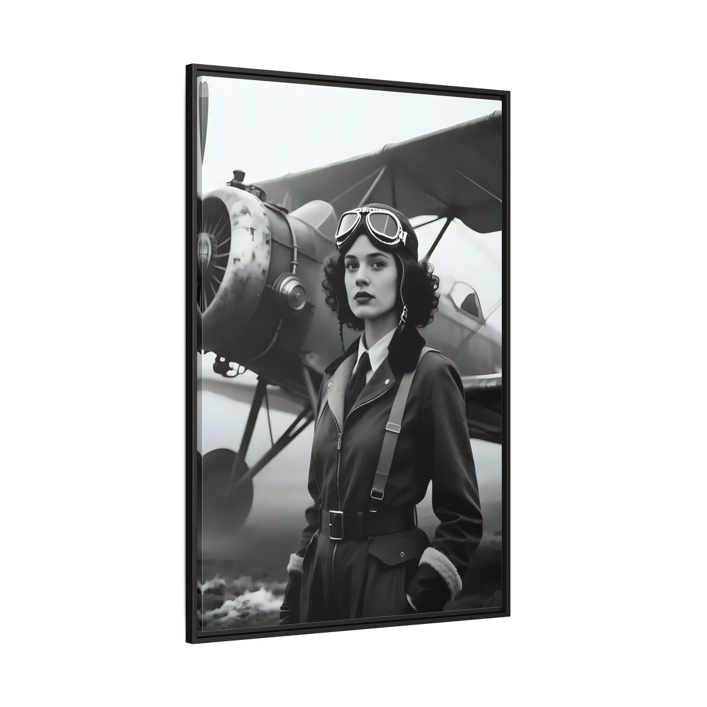 Lady of the Sky - Framed Canvas