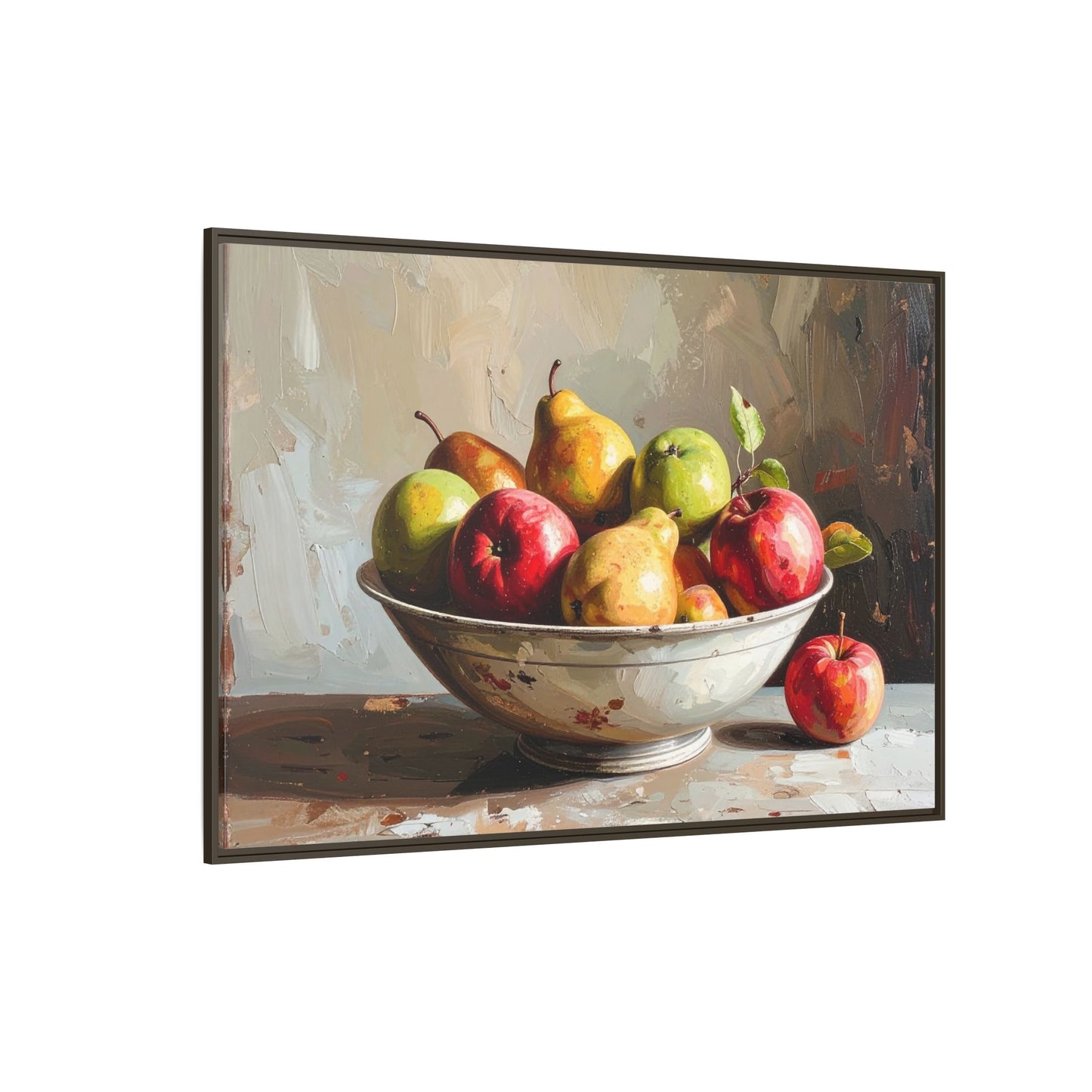 Farmhouse Fruit Bowl - Framed Canvas