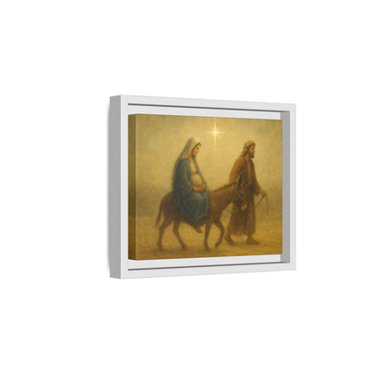Journey to Bethlehem - Framed Canvas