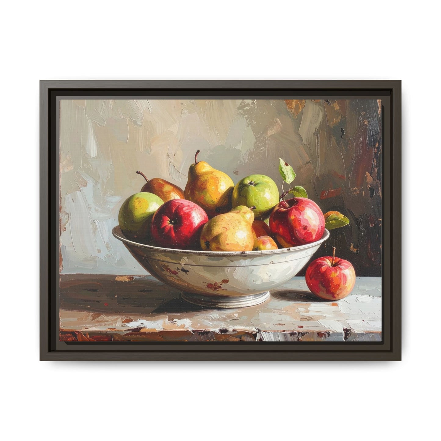 Farmhouse Fruit Bowl - Framed Canvas