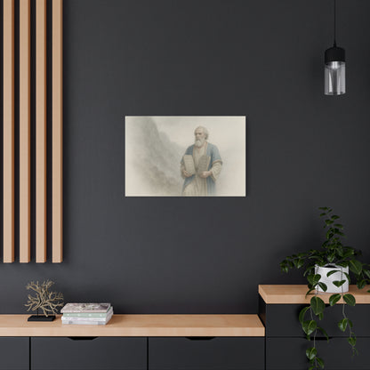 Moses Comes Down from the Mountain  - Canvas