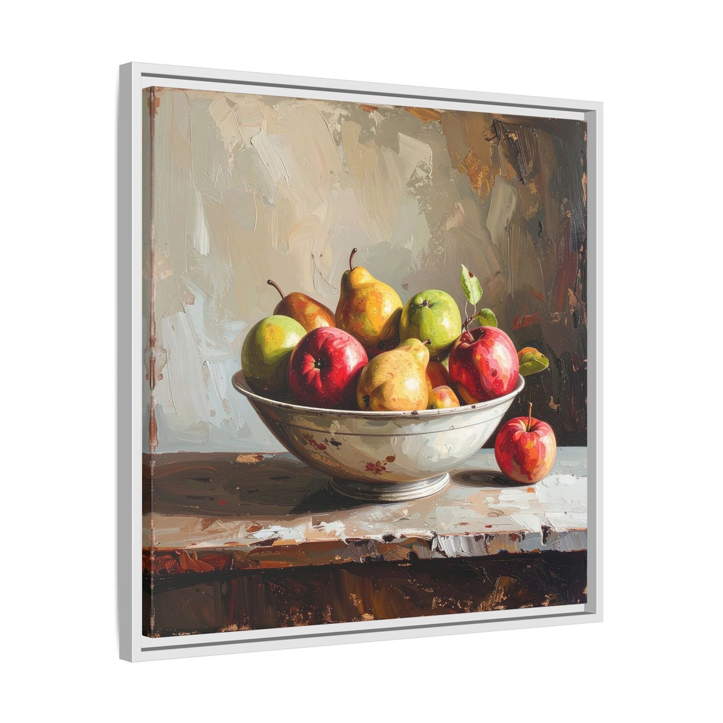 Farmhouse Fruit Bowl - Framed Canvas