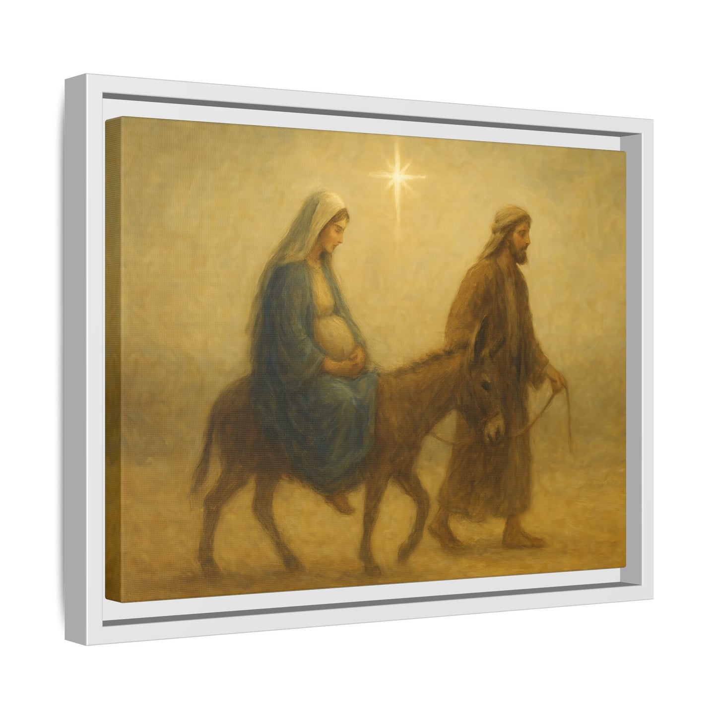 Journey to Bethlehem - Framed Canvas