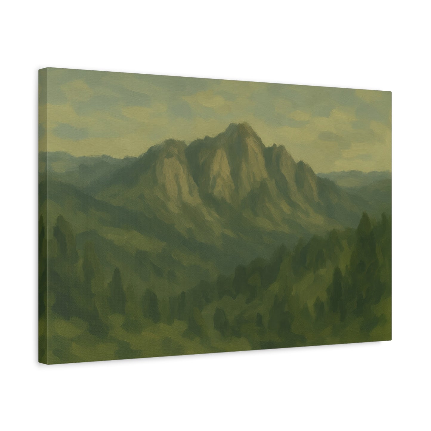 Green Mountains Canvas