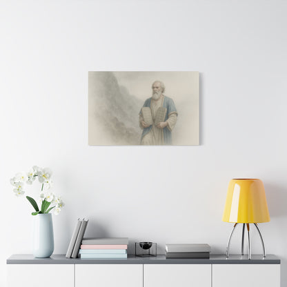Moses Comes Down from the Mountain  - Canvas