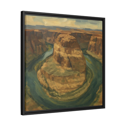 Horseshoe Bend - Framed Canvas