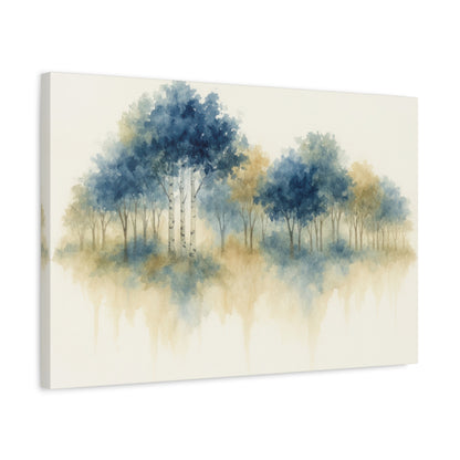 Floating Aspen and Birch Forest Canvas