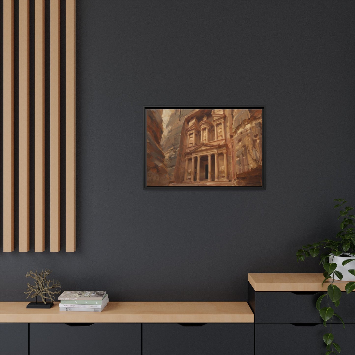 Petra - Framed Canvas