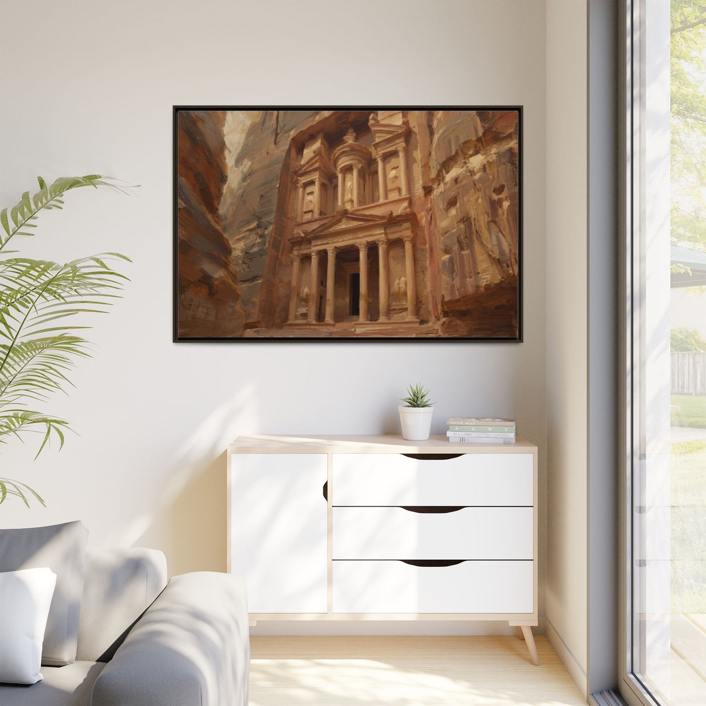 Petra - Framed Canvas
