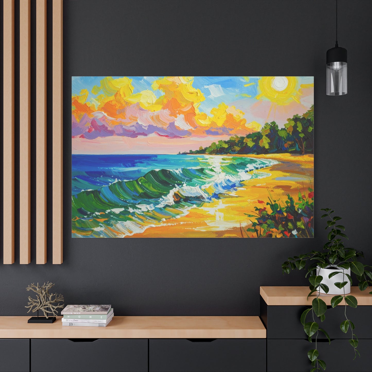 Tranquil Seacsape - Canvas
