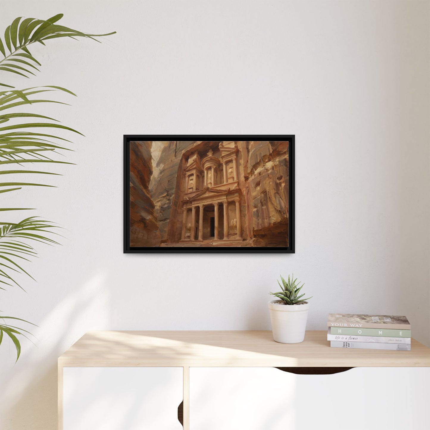 Petra - Framed Canvas