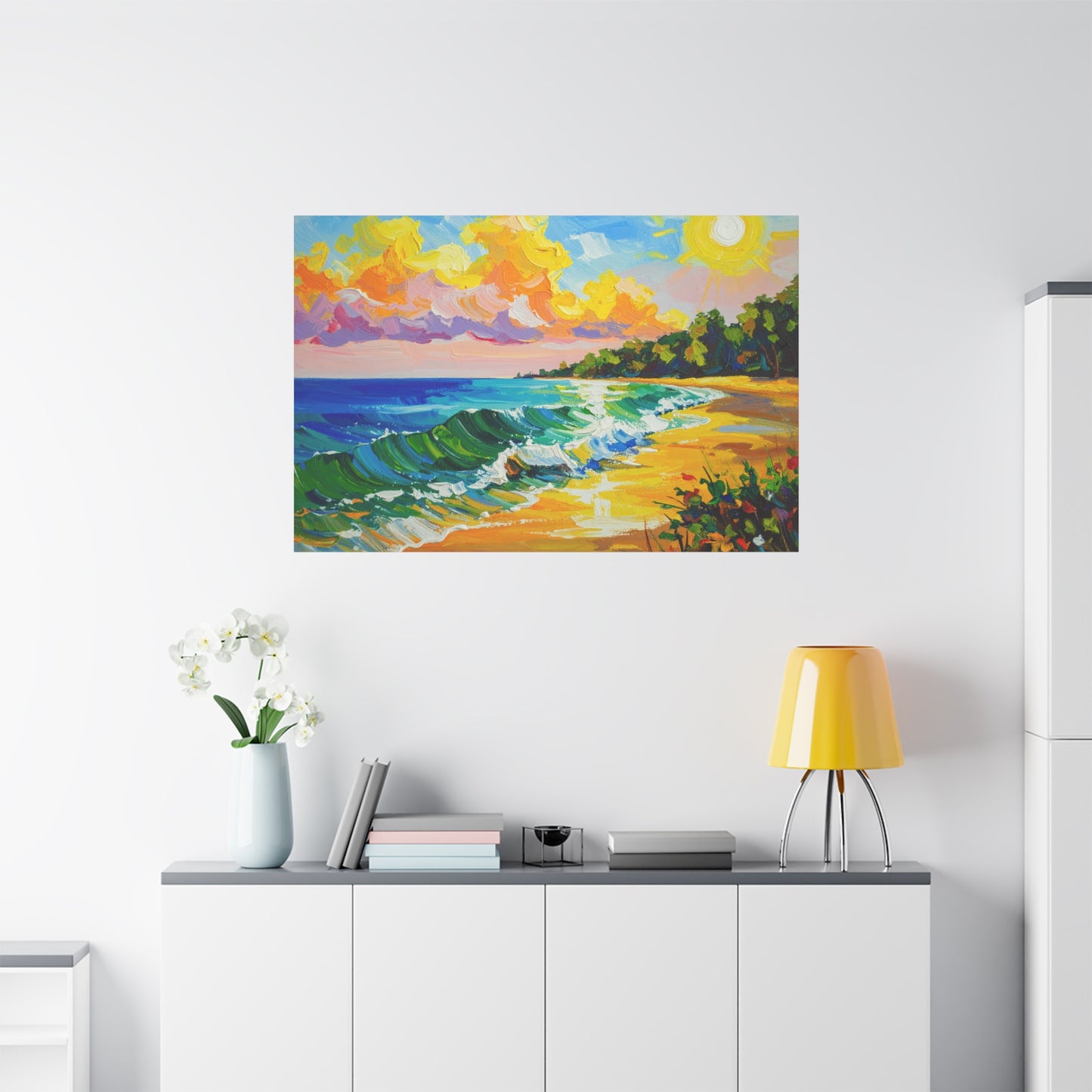 Tranquil Seacsape - Canvas