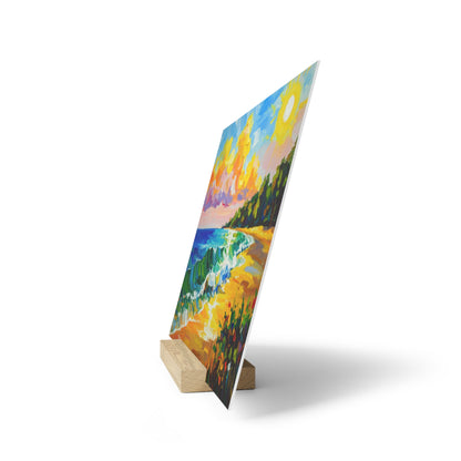 Tranquil Seascape - Gallery Board with Stand