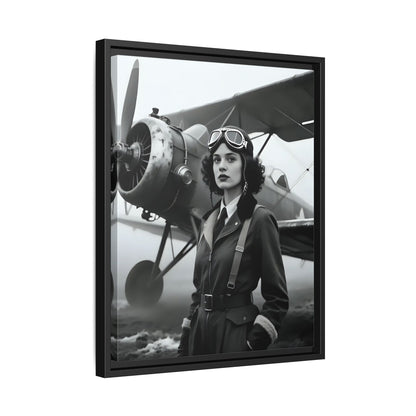 Lady of the Sky - Framed Canvas