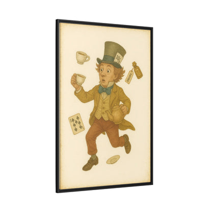 The Mad Hatter - Framed Canvas