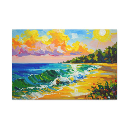 Tranquil Seacsape - Canvas