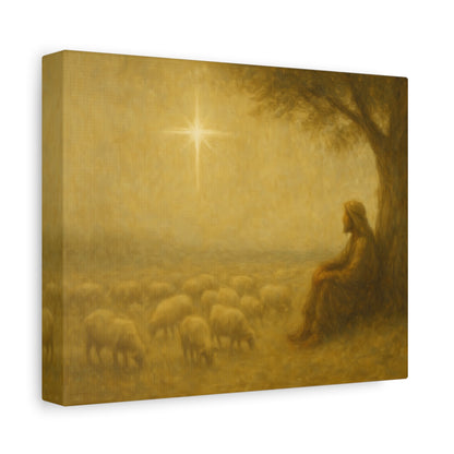 Shepherd In The Field - Canvas