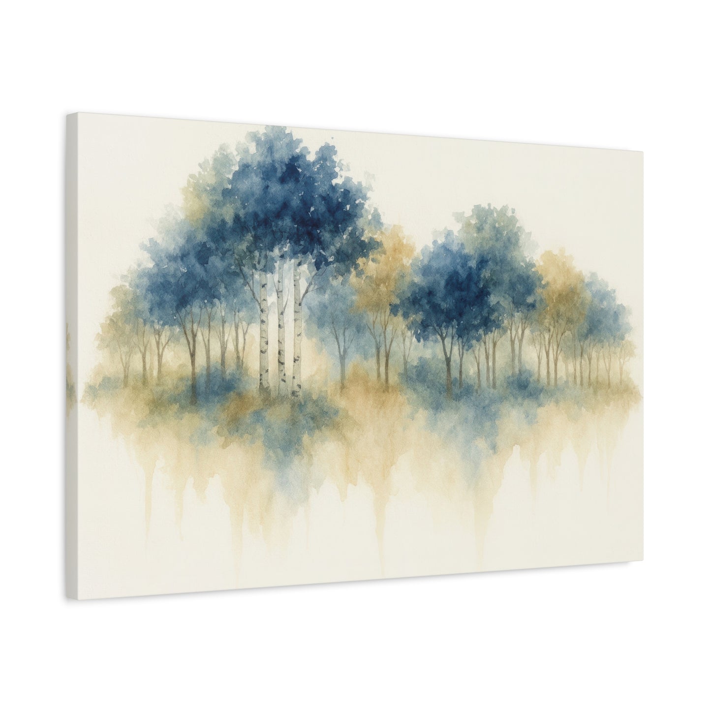 Floating Aspen and Birch Forest Canvas