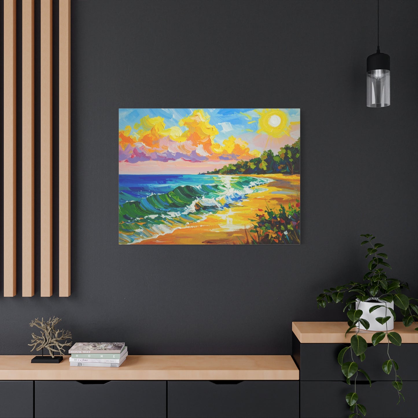 Tranquil Seacsape - Canvas