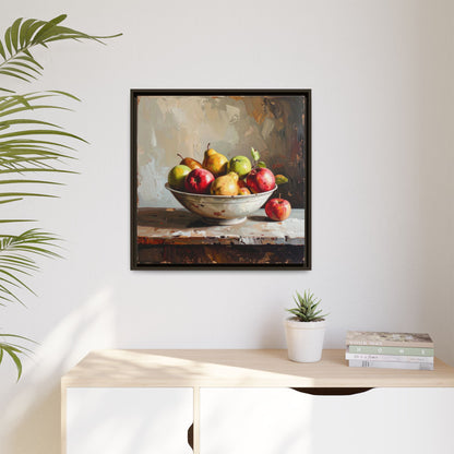 Farmhouse Fruit Bowl - Framed Canvas