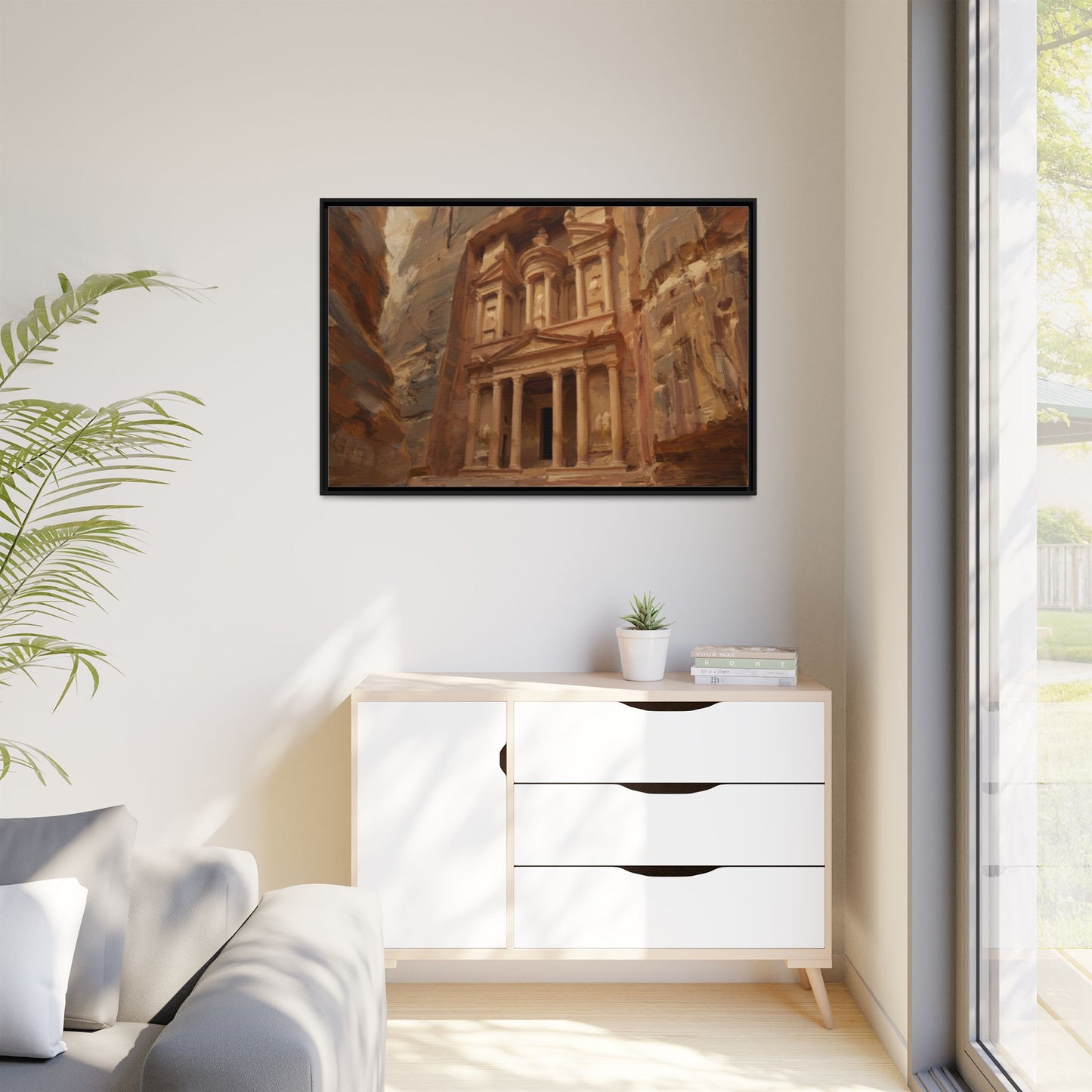 Petra - Framed Canvas