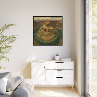 Horseshoe Bend - Framed Canvas