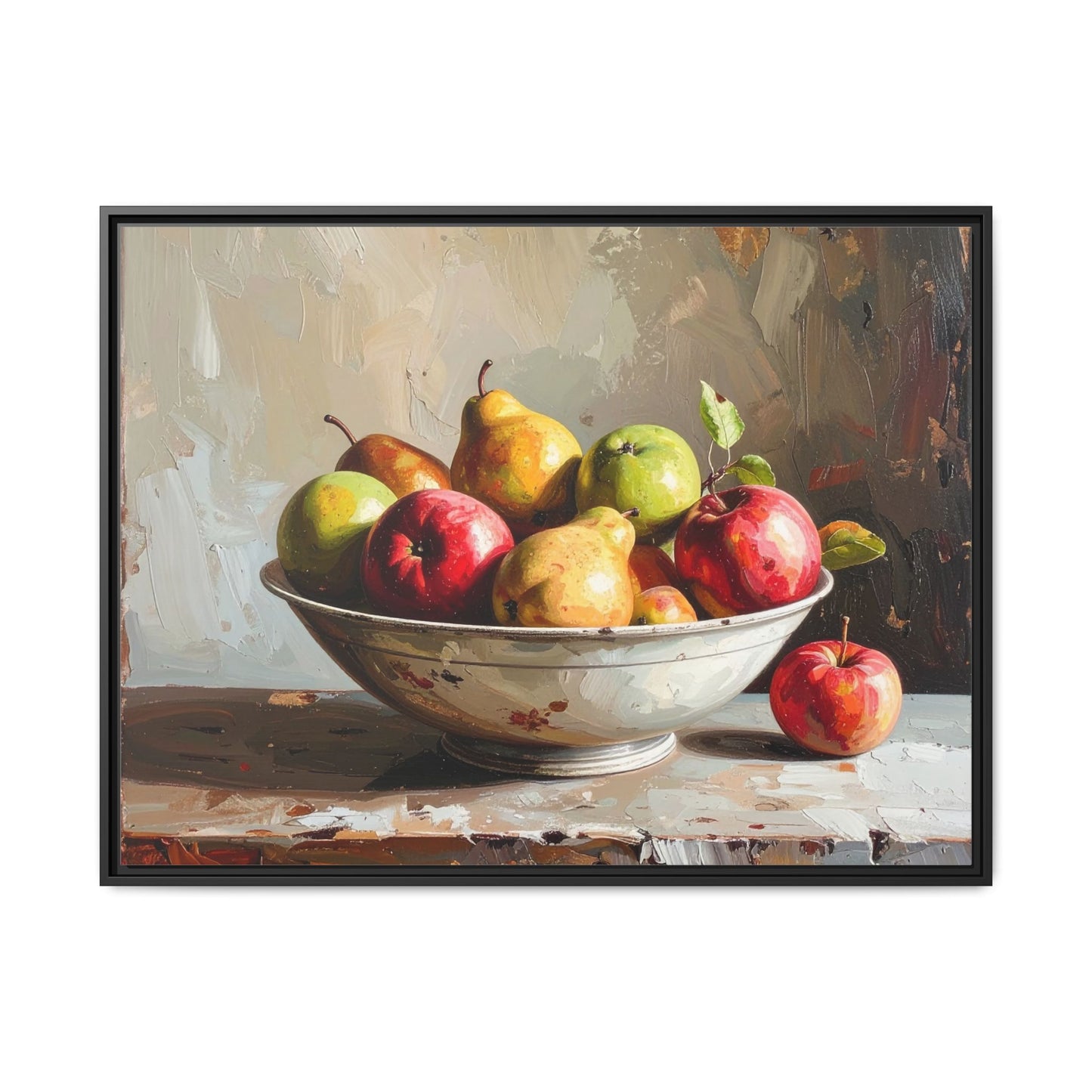 Farmhouse Fruit Bowl - Framed Canvas