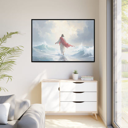 Faith Over Fear - Framed Canvas