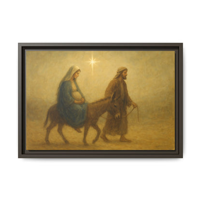 Journey to Bethlehem - Framed Canvas