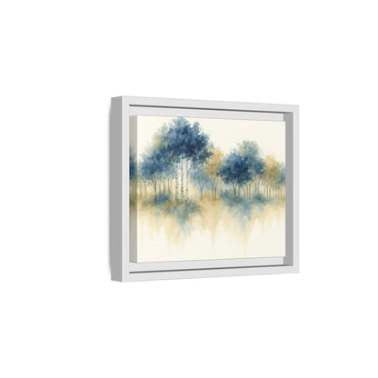 Floating Aspen and Birch Forest - Framed Canvas