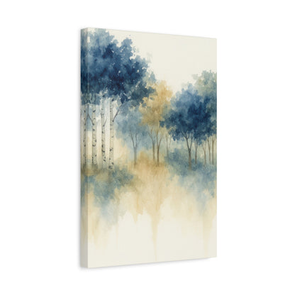 Floating Aspen and Birch Forest Canvas