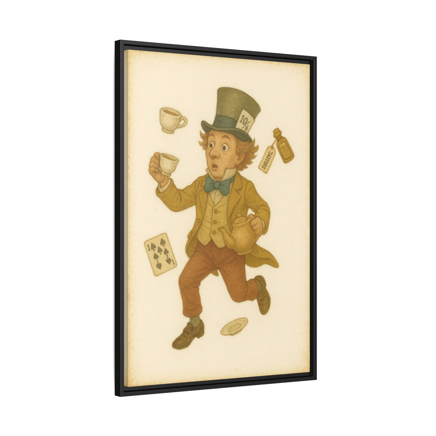 The Mad Hatter - Framed Canvas