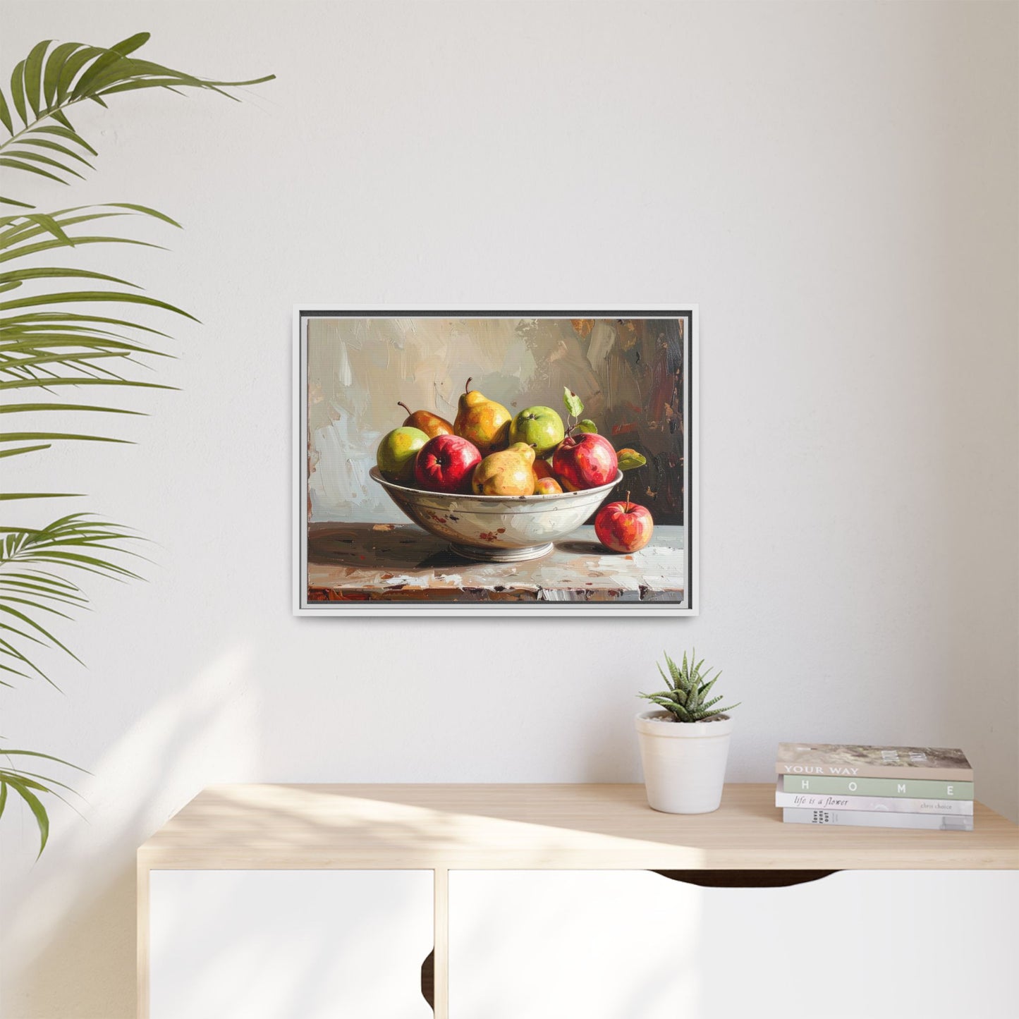 Farmhouse Fruit Bowl - Framed Canvas
