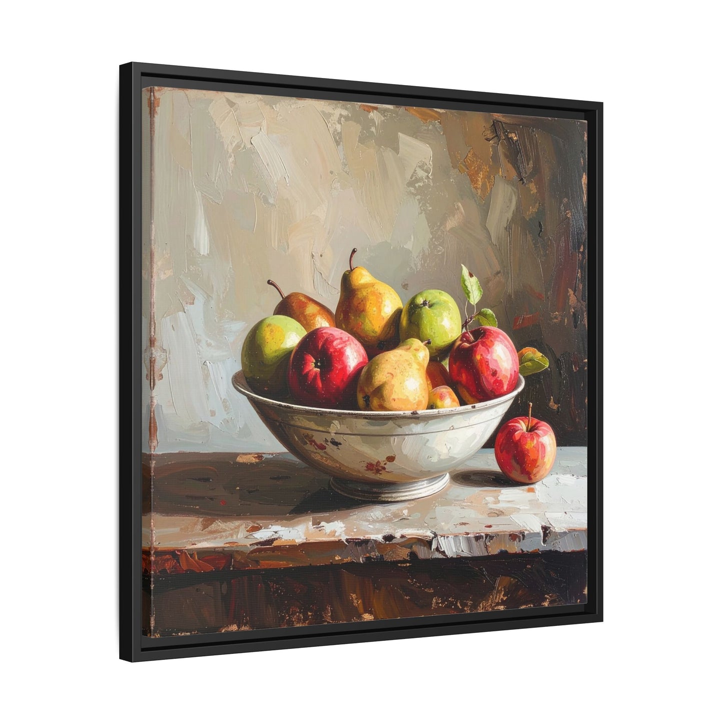 Farmhouse Fruit Bowl - Framed Canvas