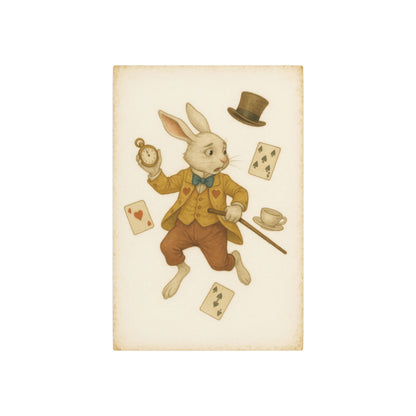 The White Rabbit - Metal Print