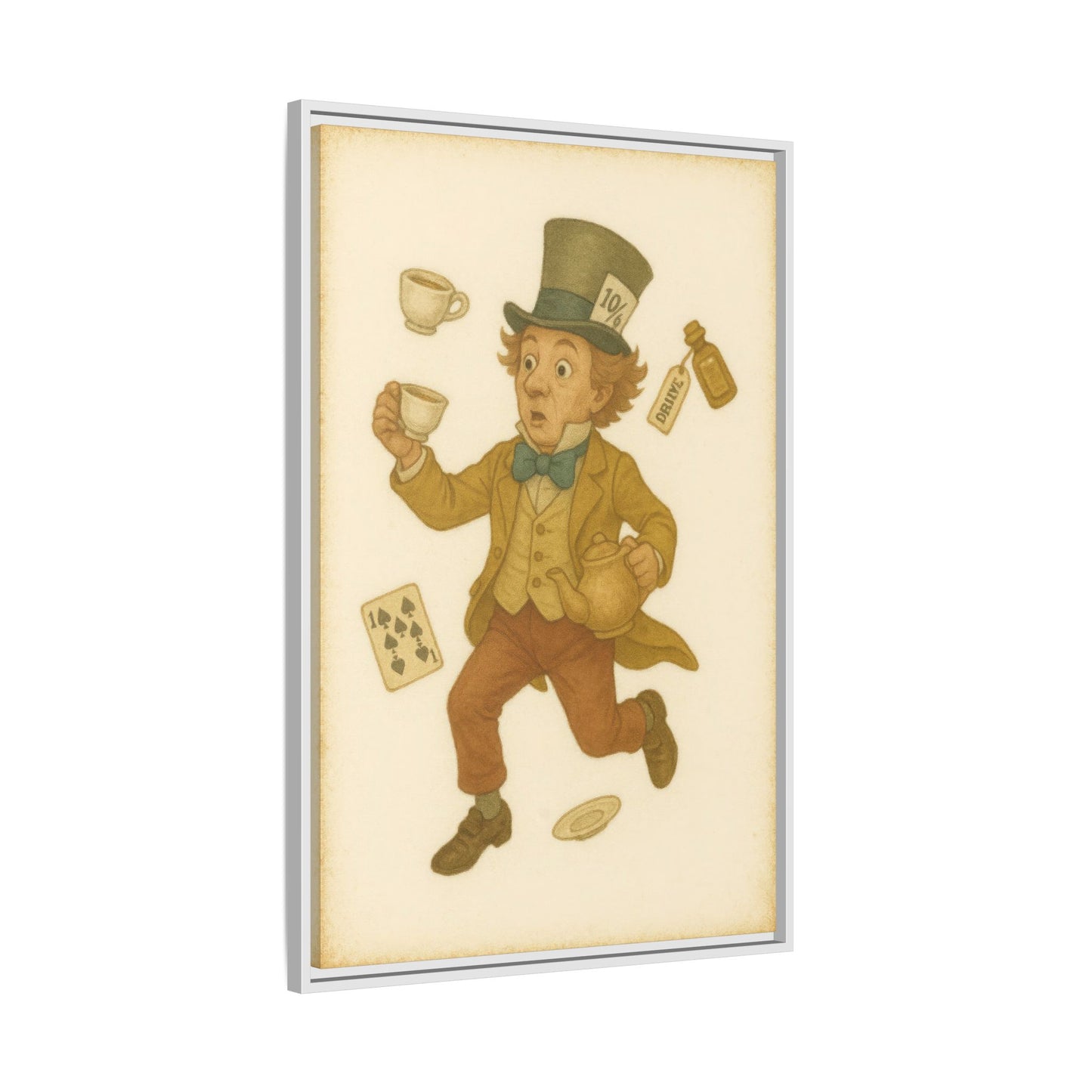The Mad Hatter - Framed Canvas