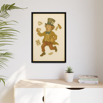 The Mad Hatter - Framed Canvas