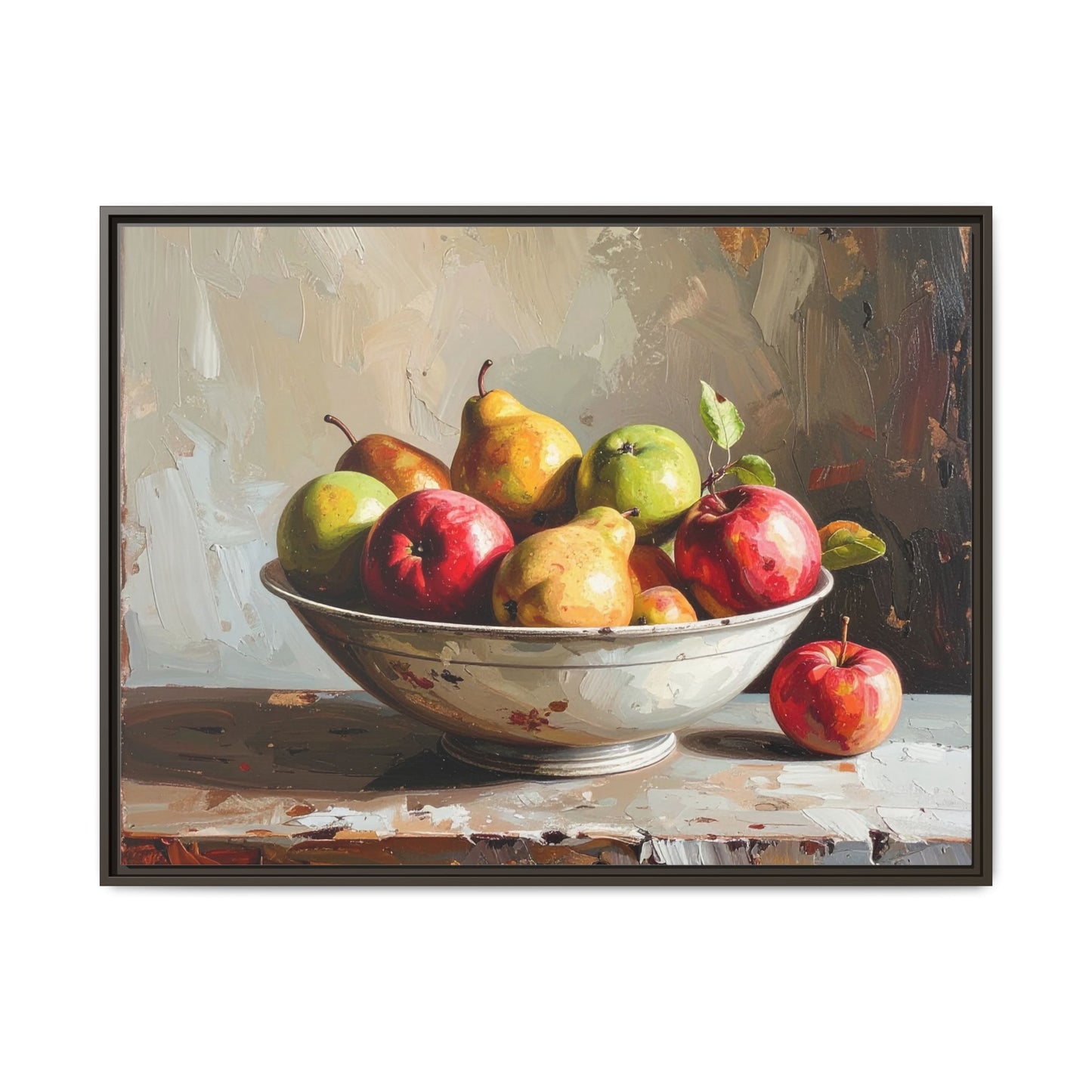 Farmhouse Fruit Bowl - Framed Canvas
