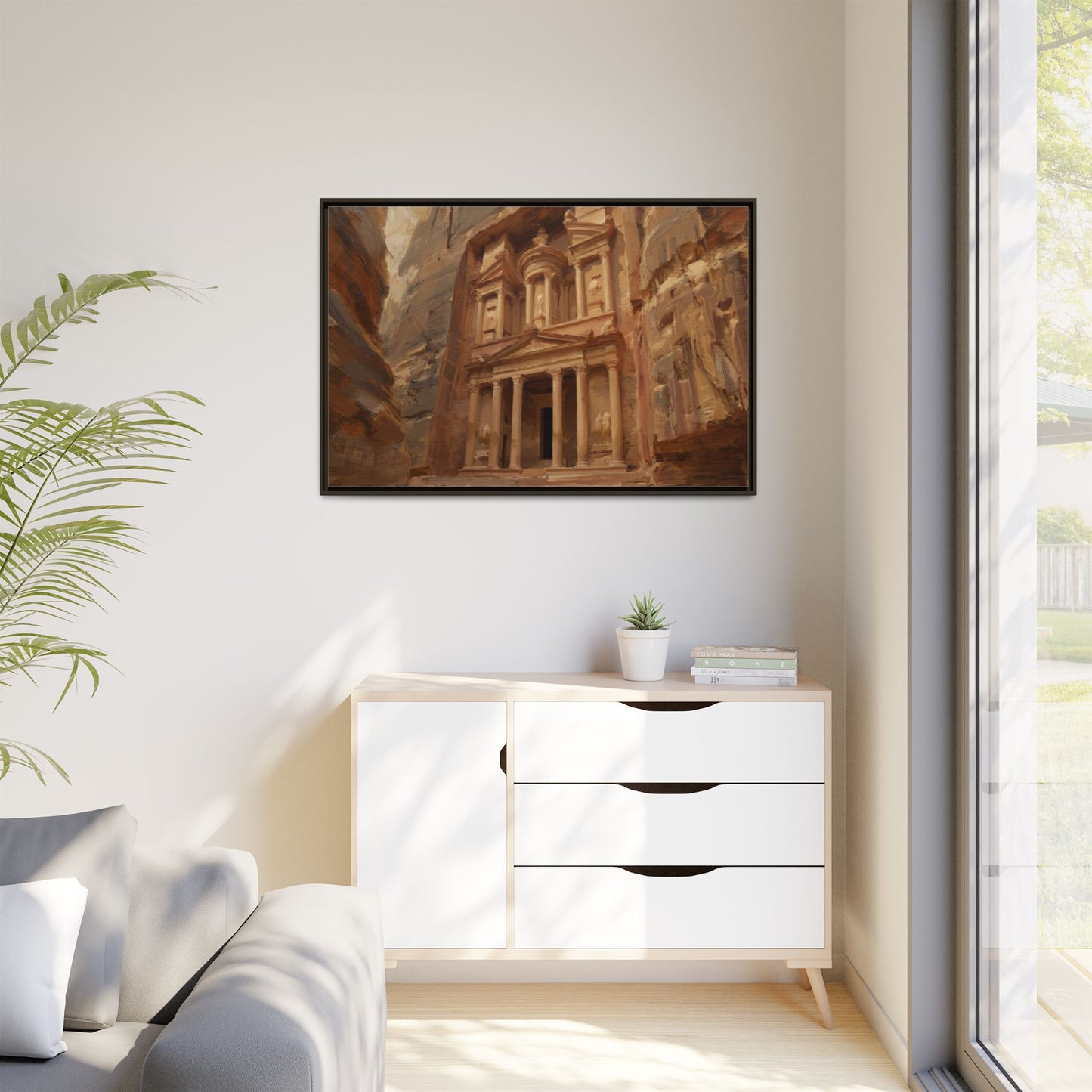 Petra - Framed Canvas