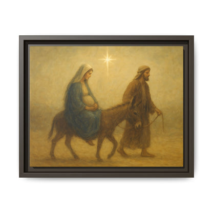 Journey to Bethlehem - Framed Canvas