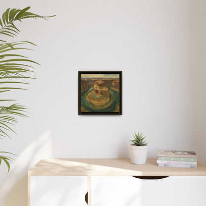 Horseshoe Bend - Framed Canvas