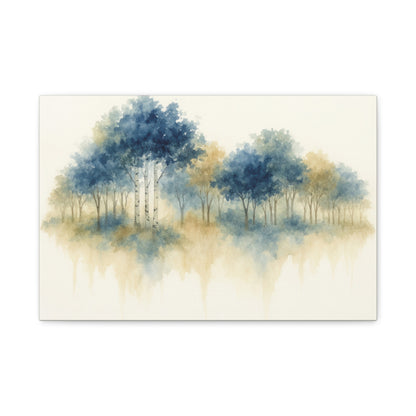 Floating Aspen and Birch Forest Canvas