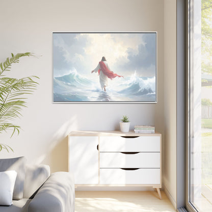 Faith Over Fear - Framed Canvas