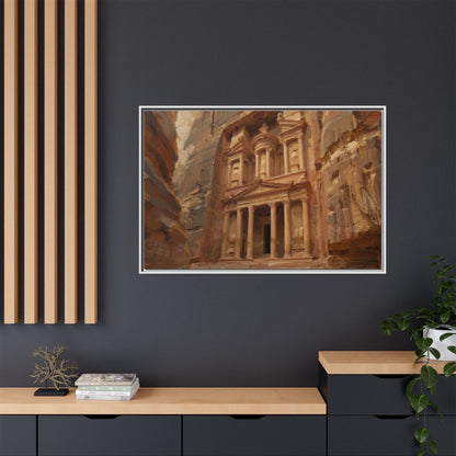 Petra - Framed Canvas