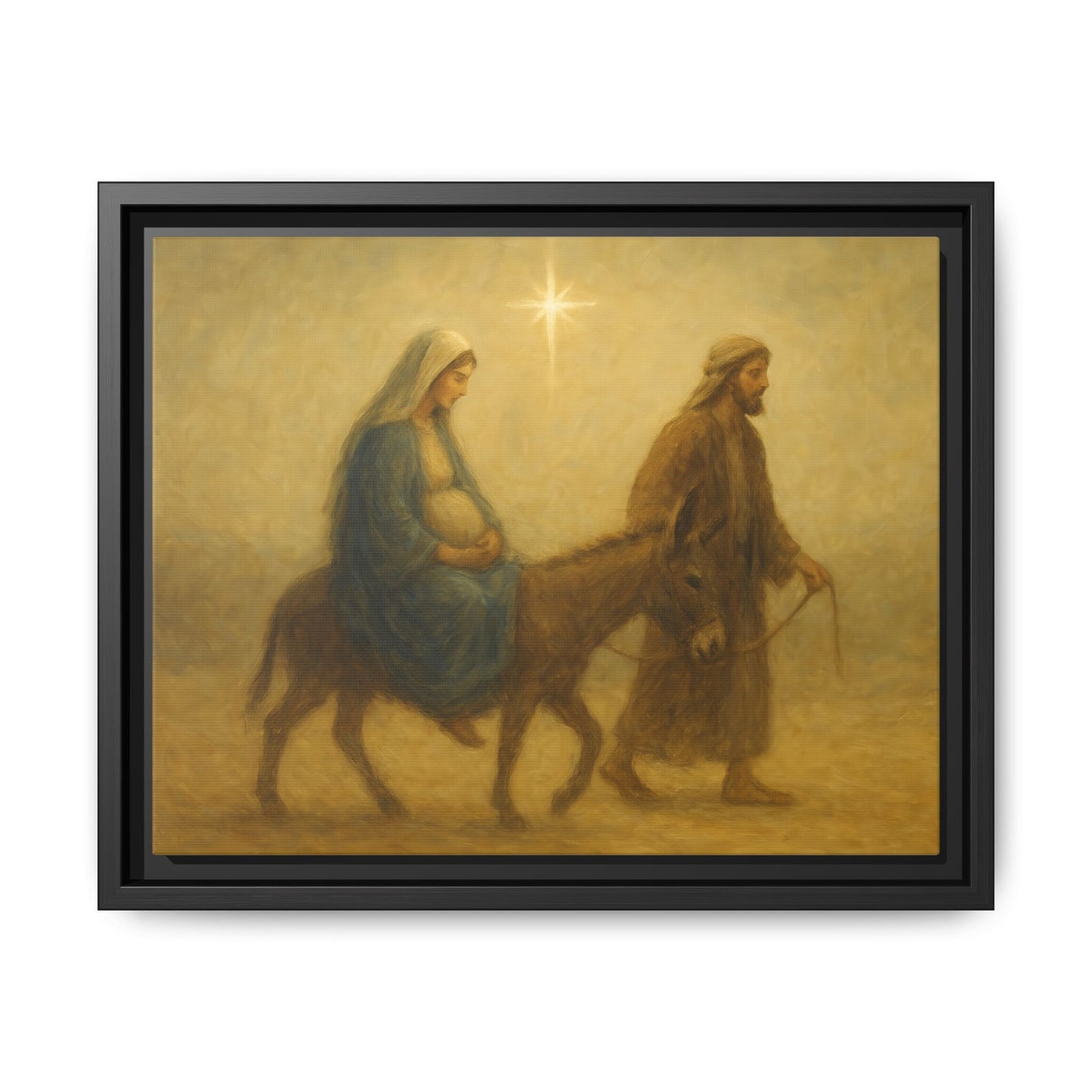 Journey to Bethlehem - Framed Canvas