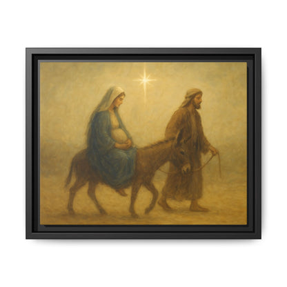 Journey to Bethlehem - Framed Canvas