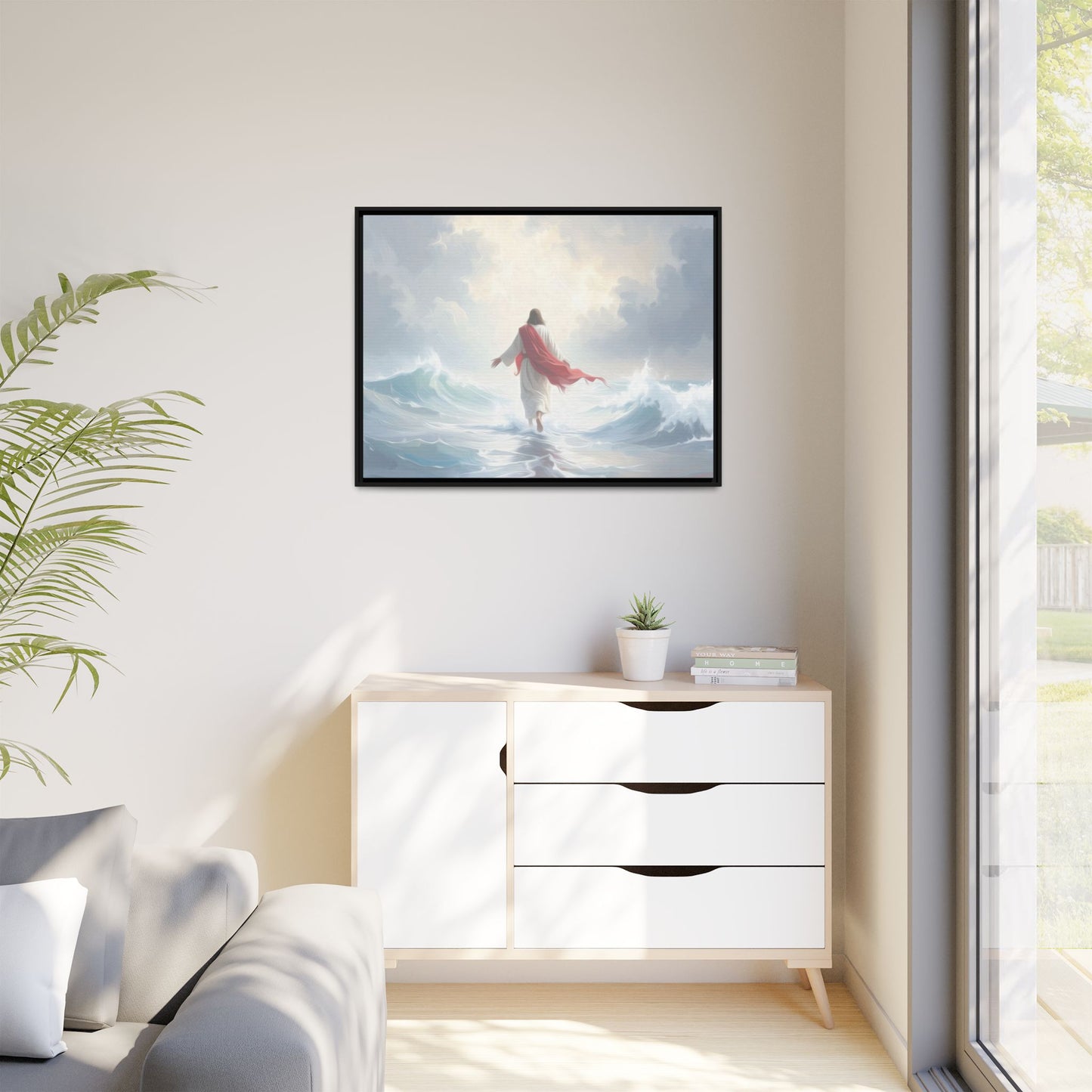 Faith Over Fear - Framed Canvas