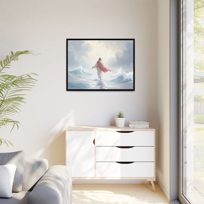 Faith Over Fear - Framed Canvas