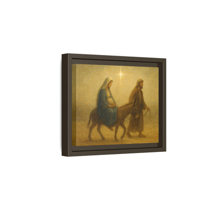 Journey to Bethlehem - Framed Canvas