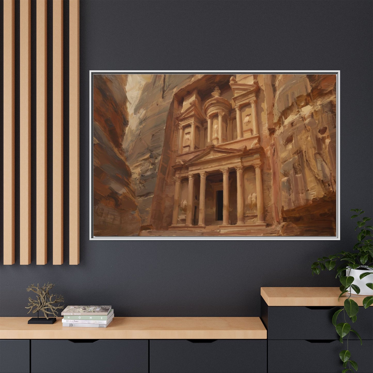Petra - Framed Canvas